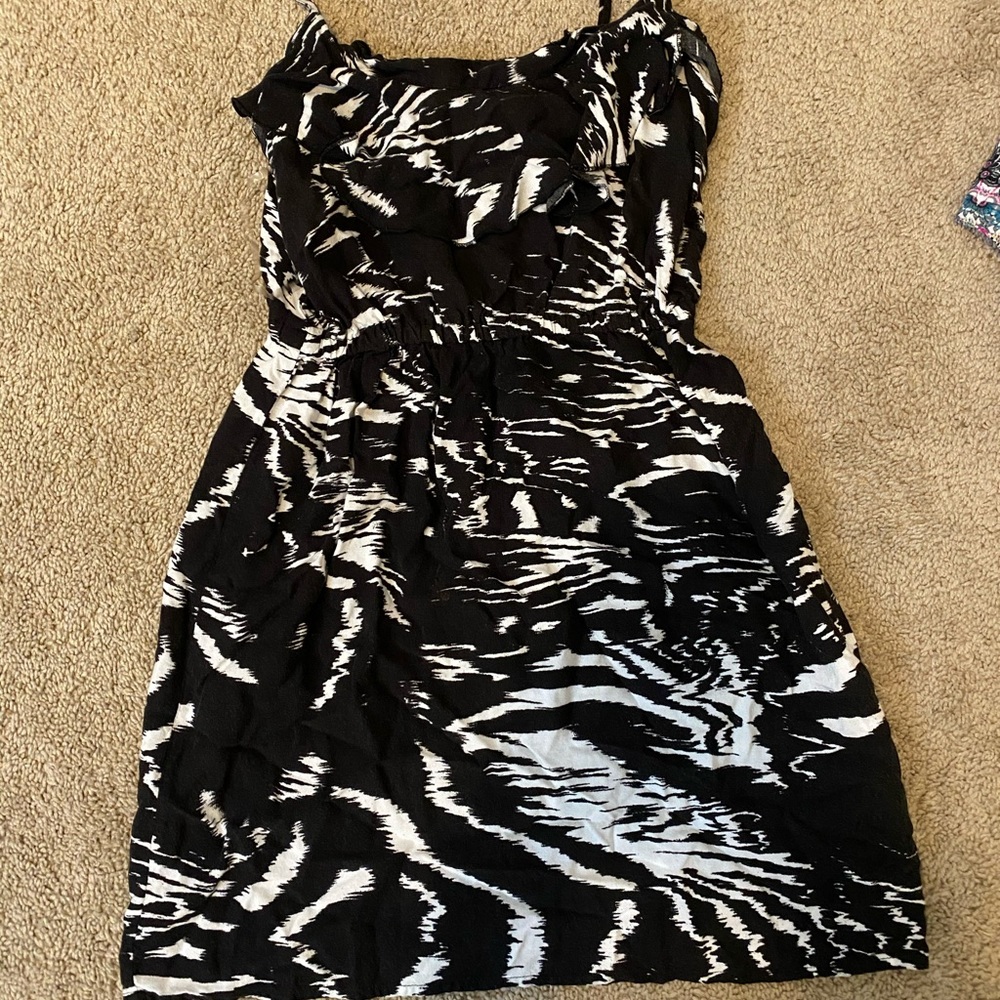Black and white dress